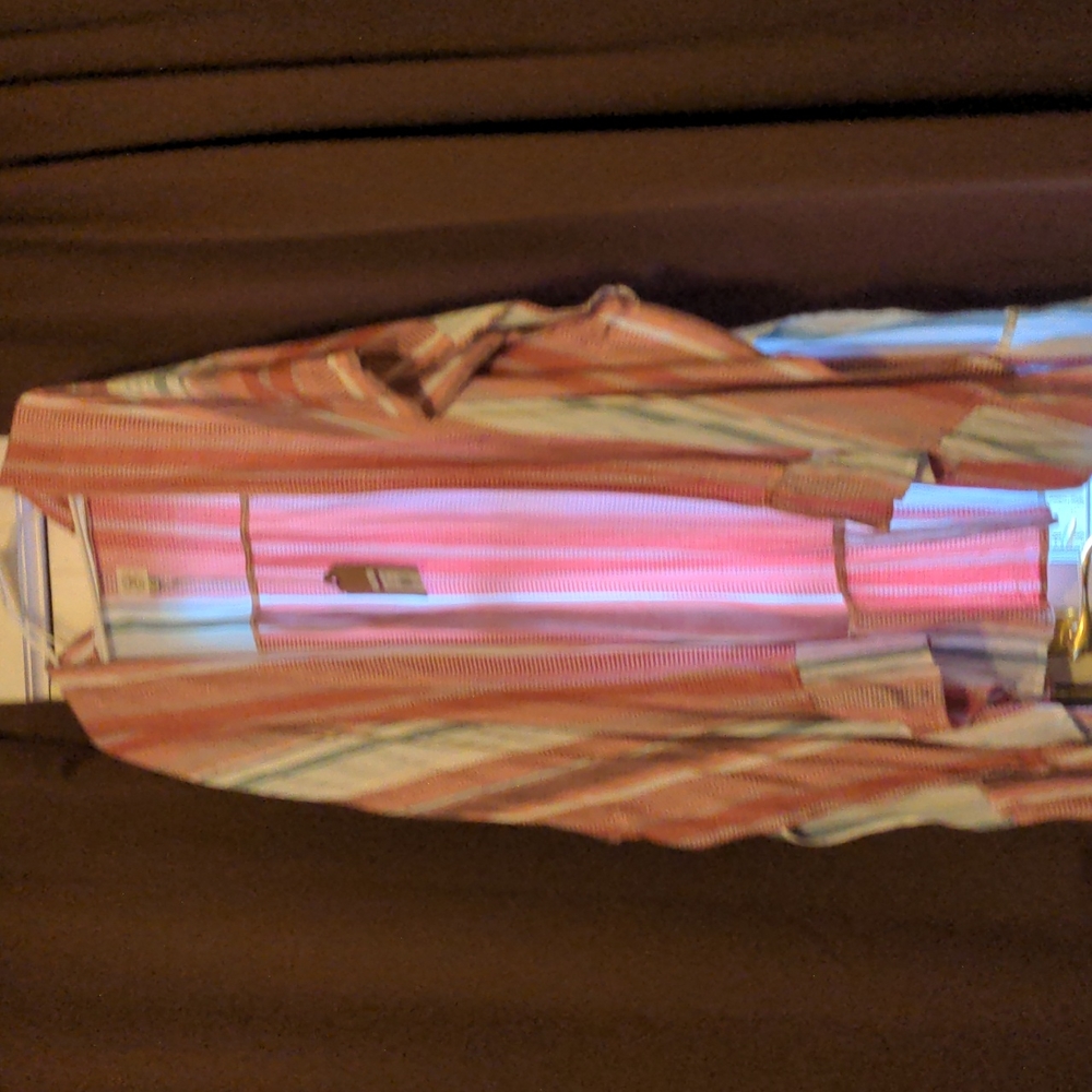 Colorful striped kimono